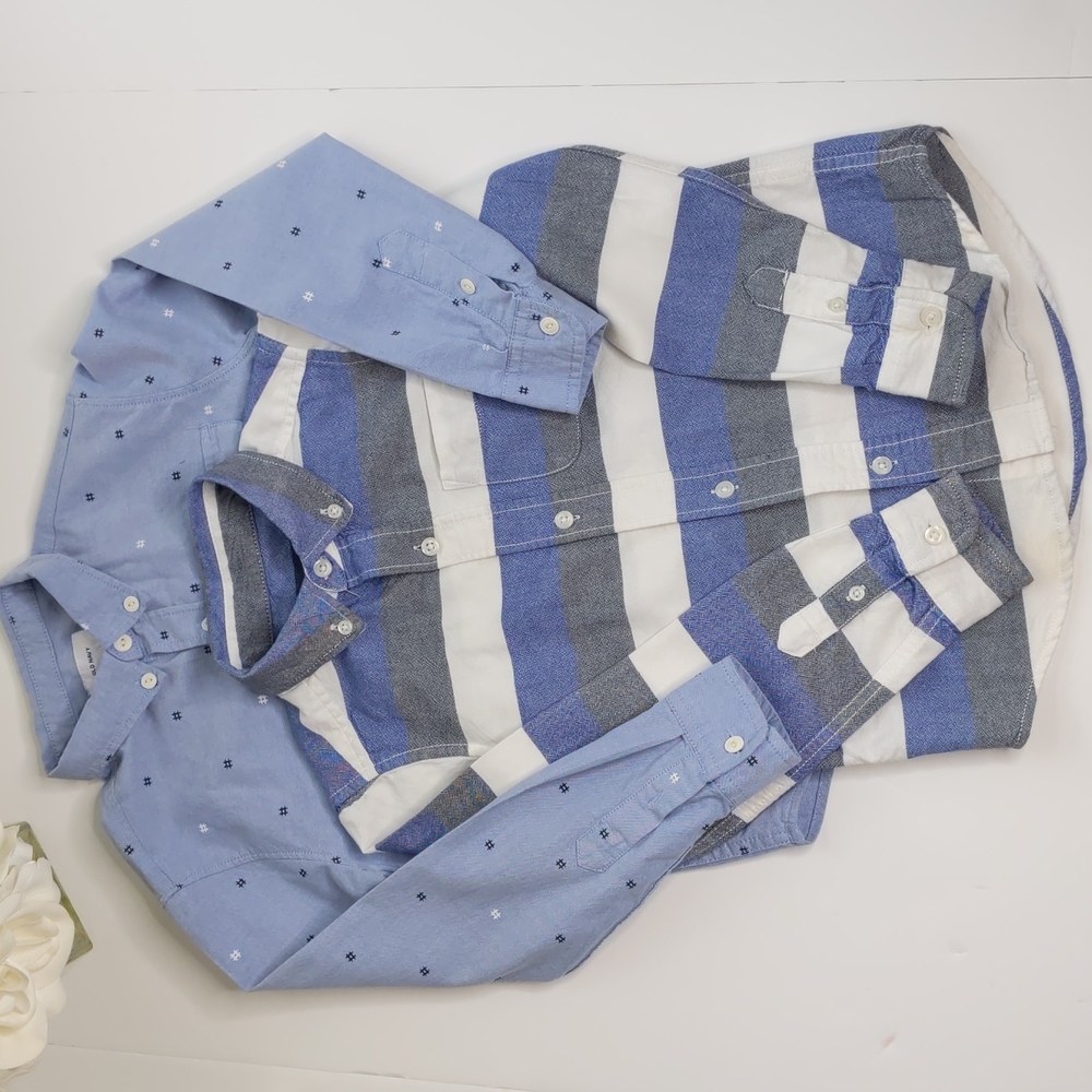 Children's Place, Old Navy Collared Bundle Shirts Blue Size Small 5/6